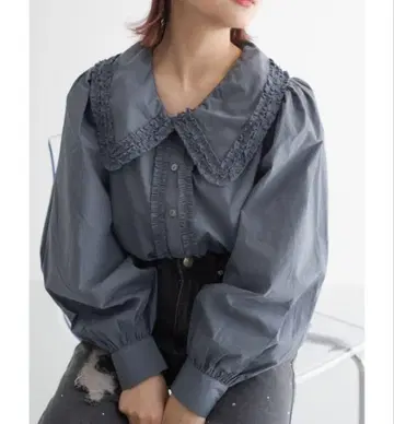 jumelle classical color blouse (네이비)