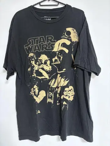 STAR WARS 스타 워즈 공식 셔츠 블랙 XL 사이즈
