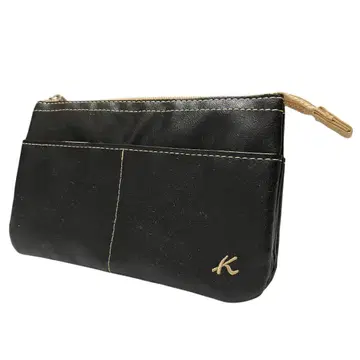 거의 미사용품 kitamura 키타무라 더블 지퍼 멀티 파우치 지갑