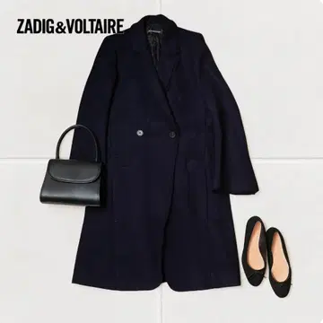 J1341@ Zadig & Voltaire 롱 코트 더블 버튼