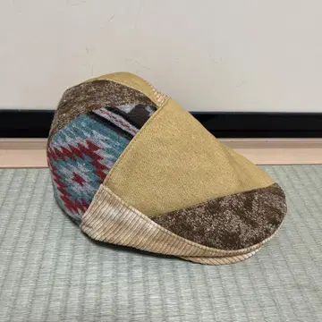 shop 무 멀티 컬러 패치워크 헌팅모