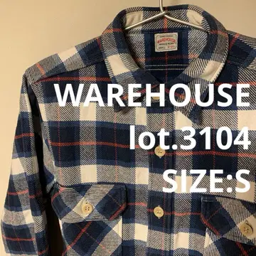 WAREHOUSE 플란넬 셔츠 lot.3104 : S 사이즈