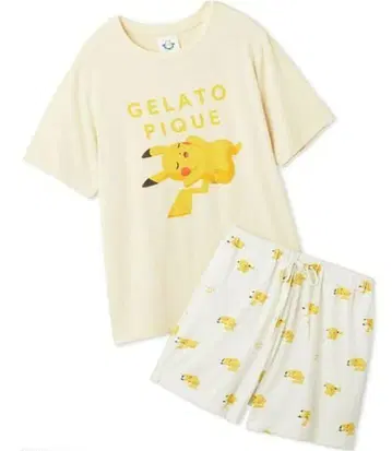GELATO PIQUE 피카츄 룸웨어 세트 M 사이즈