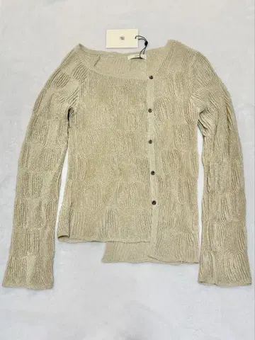 Eaphi ASYMMETRY GLITTER CARDIGAN