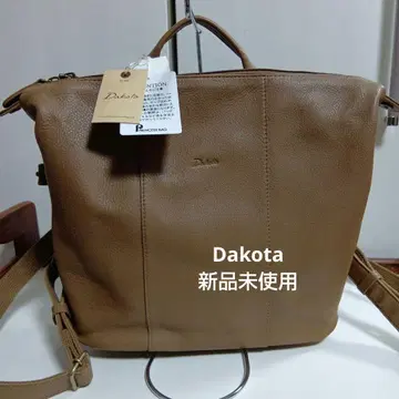 Dakota 브라운 토트백 가죽 캔버스