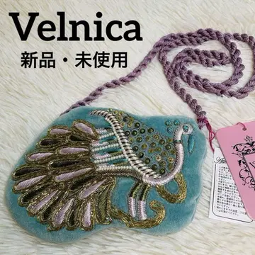 Velnica 베르니카 비쥬 자수 미니백 공작 숄더 현행 모델