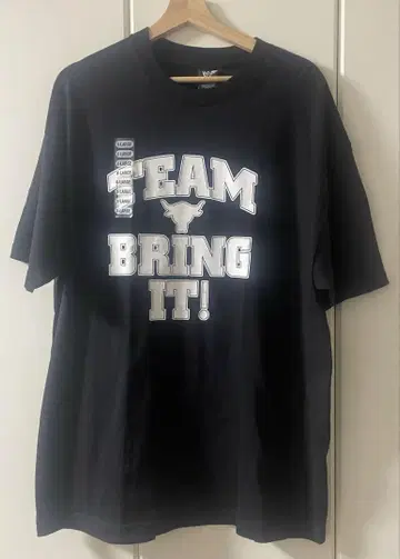 WWF 더 락 TEAM BRING IT! 티셔츠 XL