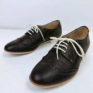 새상품급 ING 가죽 신발 플랫슈즈 윙팁 일본제 24.0cm