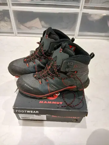 MAMMUT 블랙 x 빨간색 T Aenergy GTX 28.5cm