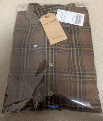 [ REMI RELIEF ] CHECK SHIRT 카멜