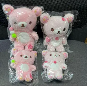 벚꽃 리락쿠마 모아서 앉아 봉제 인형 매달린 봉제 인형 4