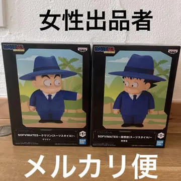 드래곤볼 SOFVIMATES 피규어 2개 세트 손오공 크리링