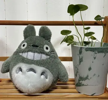 토토로 봉제 인형 약 30cm 그레이