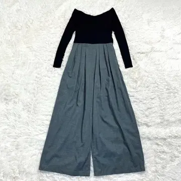 JOSE MOON 리브 니트 슬랙스 올인원 점프수트