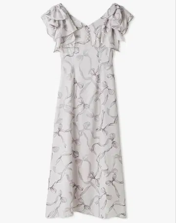 snidel 리본 슬립 원피스