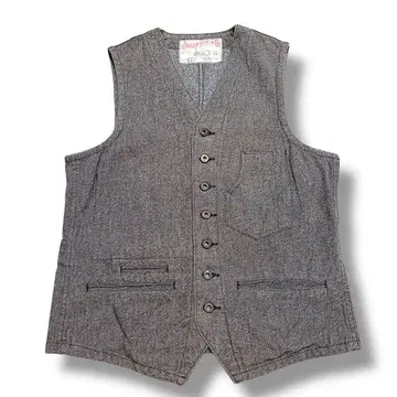 SUGAR CANE Lot441 워크 베스트 그레이 신치 벨트 w38