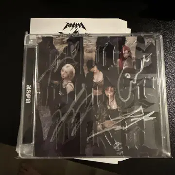 aespa Dirty Work 친필 사인