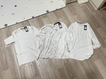 UNDER ARMOUR 긴팔 반팔 T셔츠 3장 세트
