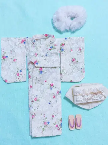 27cm 인형 기모노 유카타 일본 나막신 딜러 제작 제니 의류 작가제