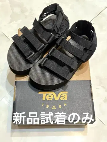 Teva 스포츠 샌들 블랙 24cm