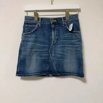 Lee 데님 미니 스커트 A라인 정가 12,600엔 S사이즈