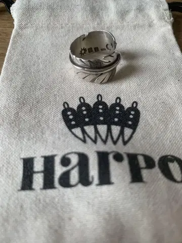 harpo 페더 실버 반지
