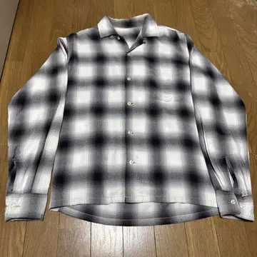 60s TOWNCRAFT 옴브레 체크 화이트 블랙