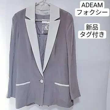 새상품 택 포함 ADEAM 폭시 자켓 사이즈 2 쿨 그레이