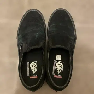 [ vans ] 슬립온 스케이트 POP CUSH 27cm 블랙