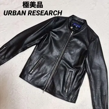 URBAN RESEARCH 램 가죽 싱글 라이더 자켓 컨디션 최상