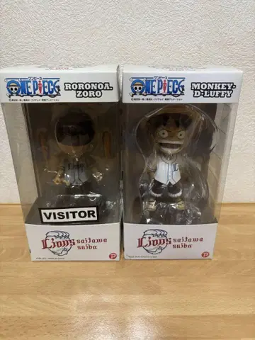 사이타마 세이부 라이온즈 ONE PIECE 피규어 루피 조로 세트