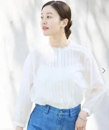 IENA 파인코튼 블라우스