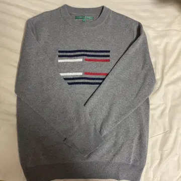 TOMMY HILFIGER 그레이 니트 스웨터 L