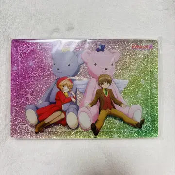 카드캡터 사쿠라 마루이 아크릴 블록 사쿠라&샤오랑 곰