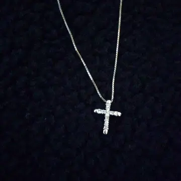 플라티나 크로스 디자인 다이아 목걸이 플라티나 850 플라티나 900