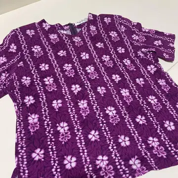 미사용 새상품 90s 일본제 MALHEUR 말루르 꽃무늬 블라우스 셔츠