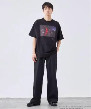 B.C STOCK 마이클 잭슨 별주 반팔 T셔츠