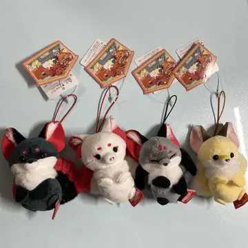 포근하게 여우 스트랩 전 4종 세트