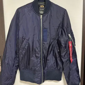ALPHA INDUSTRIES MA-1 플라이트 자켓 네이비 S