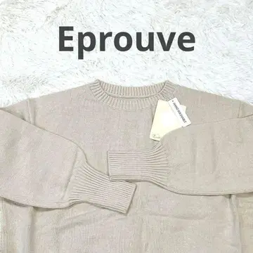새상품 Eprouve 에프루브 여성용 긴팔 니트 베이지 L