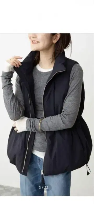 SLOBE IENA P/NP 타프타 다운 베스트