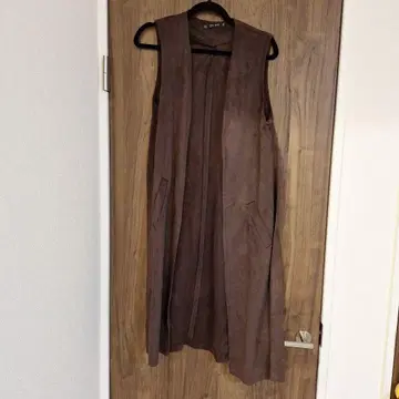 ZARA BASIC 브라운 롱 베스트
