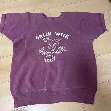 50s, 60s, 70s 빈티지 반팔 맨투맨 GREEK WEEK 1967