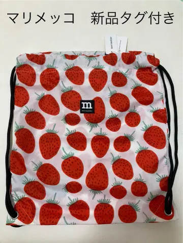 마리메꼬 marimekko 스마트 냅색 백팩 딸기