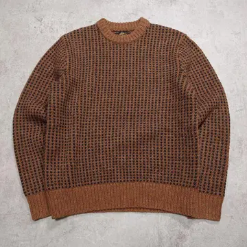 L.L.BEAN 엘엘빈 바즈아이 니트 M 필기체 블랙 택