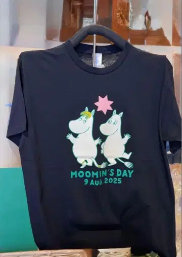 무민의 날 T셔츠 블랙 M사이즈