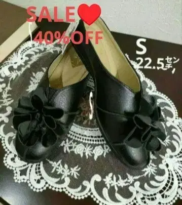 1318: SALE 40% OFF 꽃 모티브 샌들 슬립온 외출용 새상품