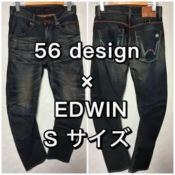 56 design EDWIN 에드윈 청바지 데님 S 사이즈 새상품급
