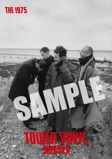 The 1975 x TOWER VINYL SHIBUYA 혜택 포스터 B2