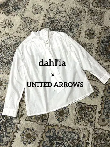 UNITED ARROWS 별주 dahlia 보타이 블라우스